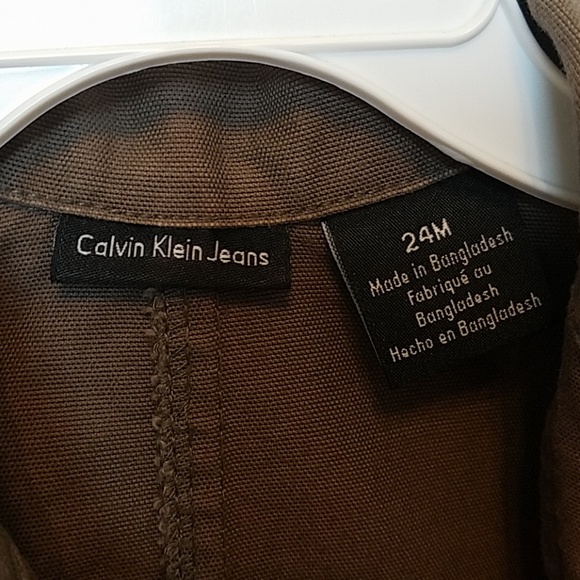 🚫SOLD🚫 ▪Calvin Klein Jeans ▪Brown Zip Up Jacket - Picture 5 of 8